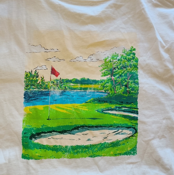 J. Crew Men's Graphic Golf T-shirt NEW Size XL - Picture 3 of 3